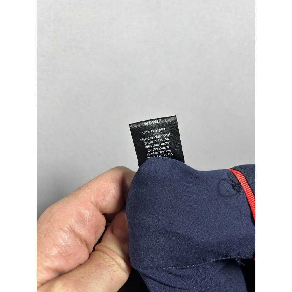 Wowie Pants Mens 36x32 Blue Stretch Chino Travel Tech Golf Performance Pants - Picture 11 of 12